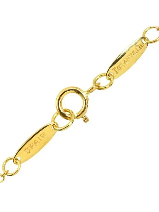 Tiffany & Co Open Heart Width 15.7 mm Necklace 40 cm 18k YG Yellow Gold - Picture 5 of 8